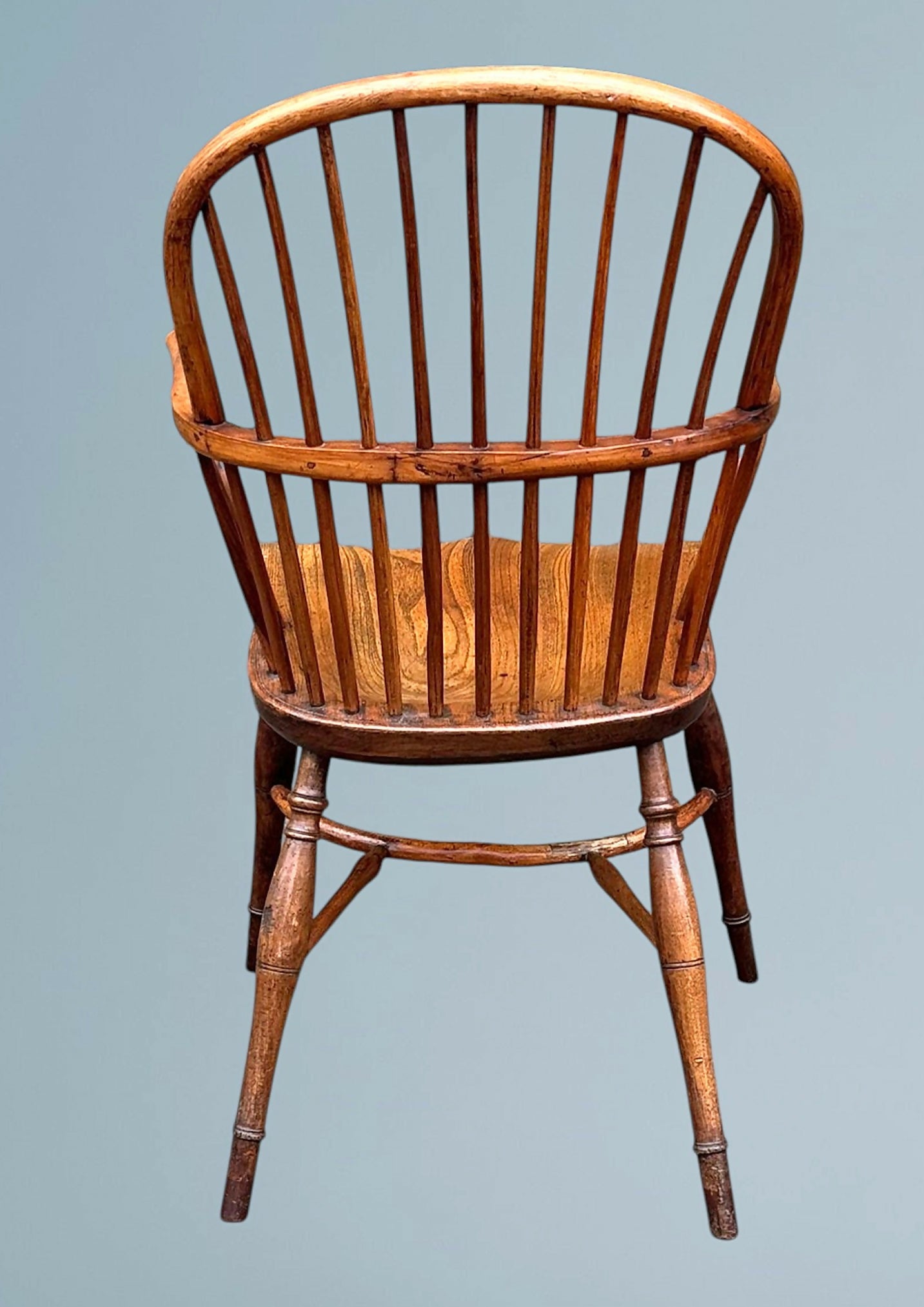 Antique 19th Century Yew Wood Windsor Chair