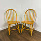 A Pair of Contemporary Hoop Spindle Back Chairs