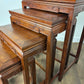Reproduction Oriental Style Hardwood Nest Of Four Tables