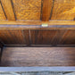 A Large Carved Oak Bedding or Blanket Box With Raised Linen Fold Panels