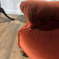 Victorian Button Back Upholstered Armchair