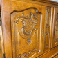 Cabinet Vintage French Louis XVI Oak Carved Sideboard with Drawers LOT 4015