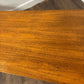 Mid Century Teak Coffee Table with Chrome Effect Legs