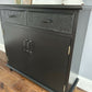 Elegantly restyled Black Sideboard/occasional drawer unit