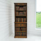 Old Charm Narrow Bookcase 4 Shelves Light Oak Carvings Drawer FREE UK Delivery*