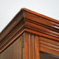 Victorian Mahogany Glazed Bookcase Kitchen Cupboard Display Cabinet