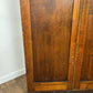 Vintage Oak Fitted Gentleman’s Wardrobe – Original Labelled Interior