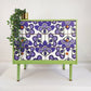 Chest Of Drawers In Yeabridge Green And Retro Pattern