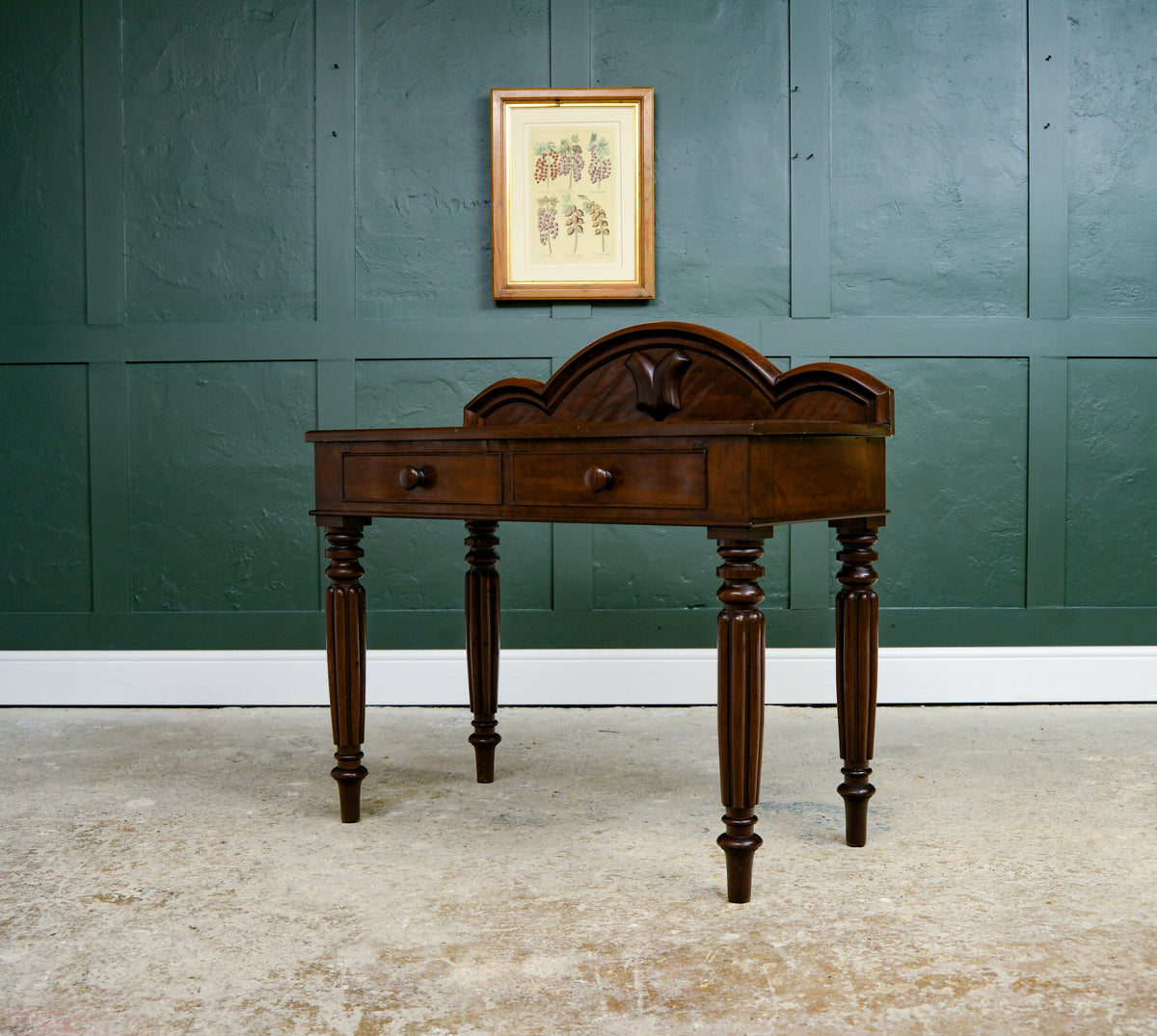 Victorian Mahogany Hall Console Table - Washstand - Bathroom Vanity Converison?