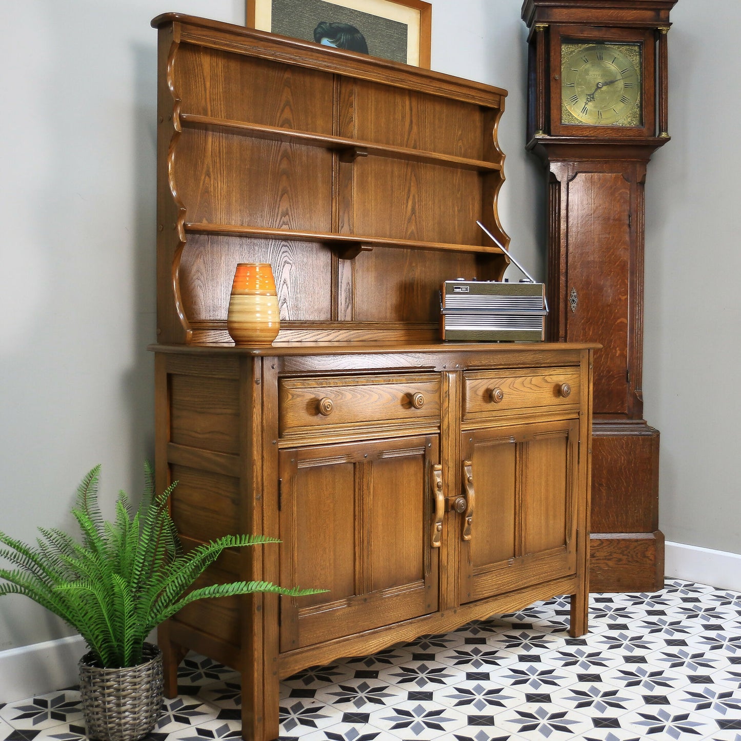 Ercol Elm Dresser Old Colonial in Golden Dawn