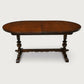 Old Charm Dining Table Tudor Brown Finish Extended Seats 6/8 FREE Delivery*