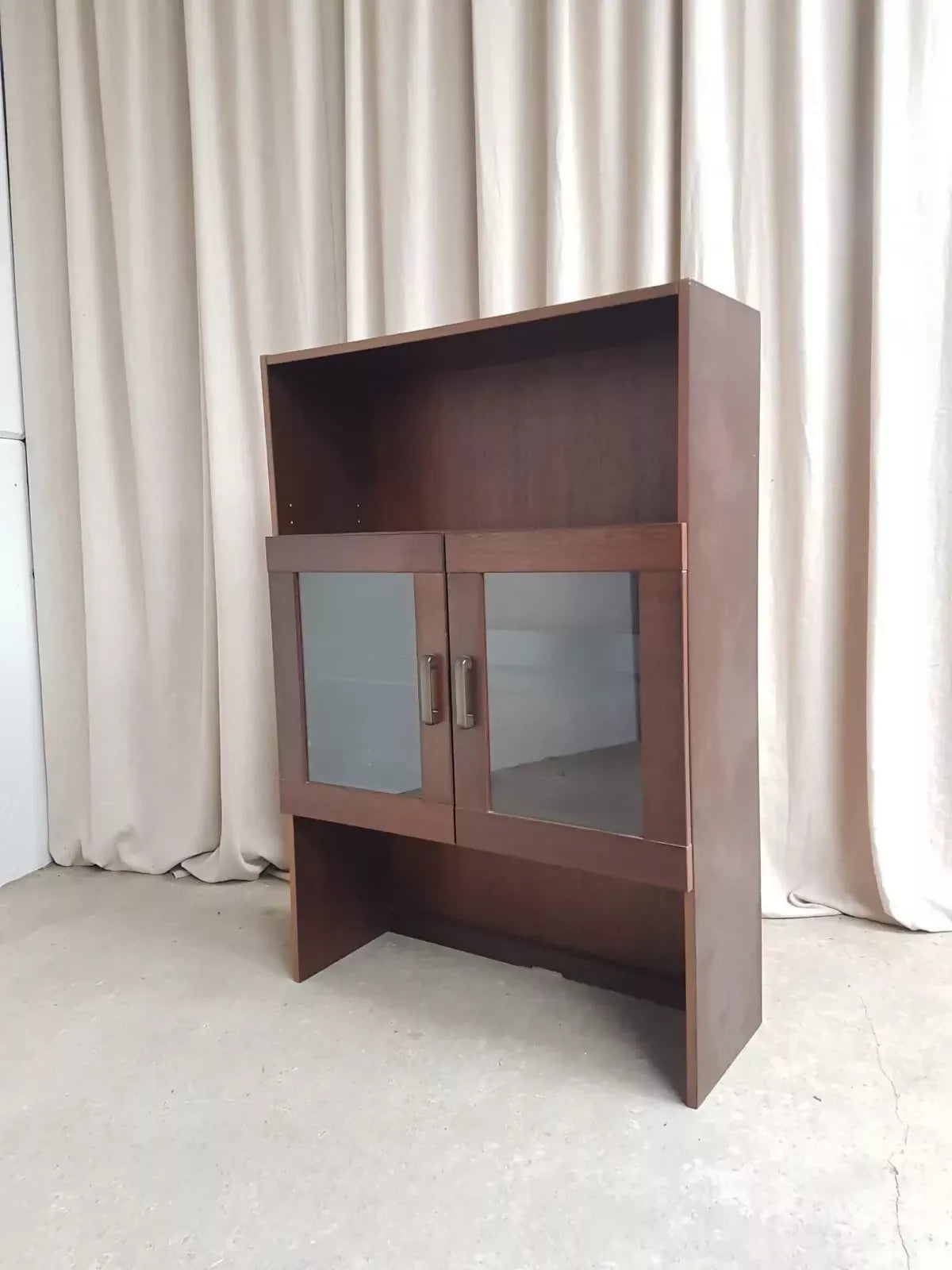 Vintage Late Mid Century Danish Bookcase Shelving Wall Unit Retro Scandi R291
