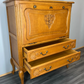 Cabinet Vintage French Louis XIV Style Bureau Sideboard Carved Cupboard LOT 3551