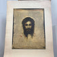 Vintage Religious Lithograph Print – Jesus Christus (St. Veronica’s Handkerchief) after Gabriel Max