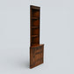 Old Charm Tall Corner Unit with Cupboard and Shelves Carvings FREE UK Delivery