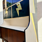 Rock N’ Roll Themed Jentique Mid-century Sideboard Bowie Lightning