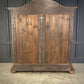 Large Continental Oak & Walnut Art Deco Wardrobe