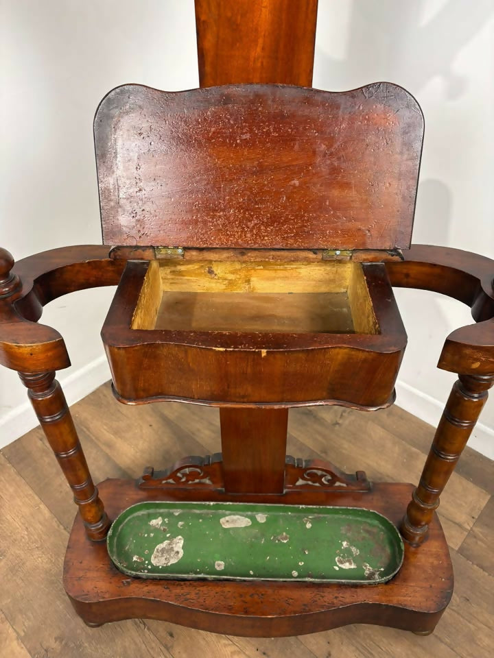 Victorian Mahogany Totem Hat & Coat Stand