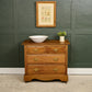 Victorian Light Wood Chest of Drawers - Satinwood or Bleached Mahogany