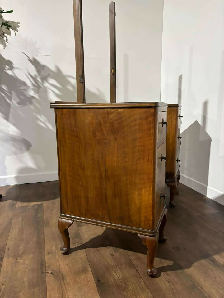 Vintage Burr Walnut Dressing Table