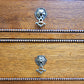 Vintage Oak Tallboy Chest of Drawers: Antique Cabinet with Detailing Four Drawer