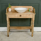 Victorian Pine Washstand