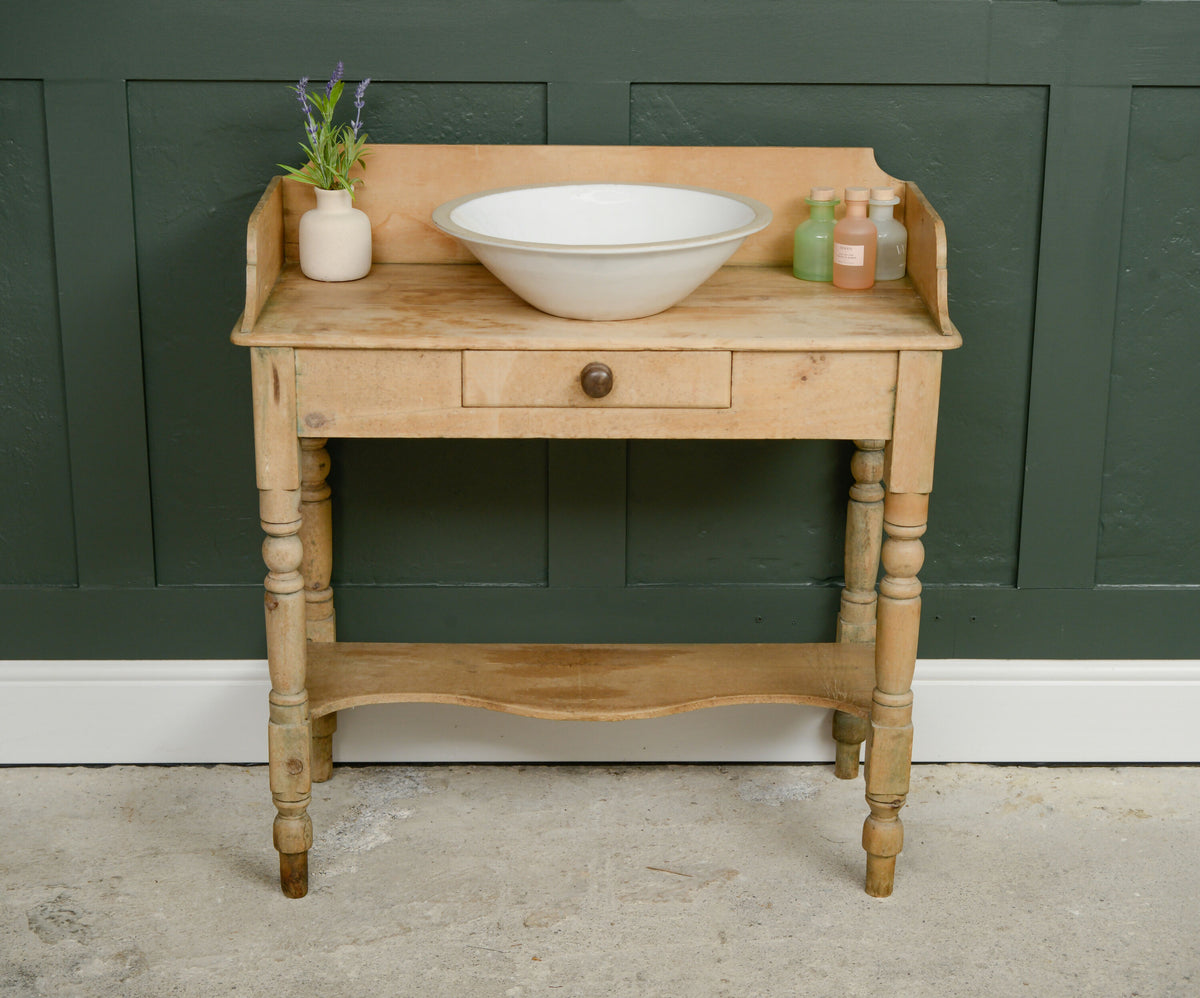 Victorian Pine Washstand