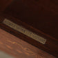 Marquetry Inlaid Mahogany Glazed Vintage Display Cabinet