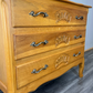 Chest of Drawers Vintage French Louis XVI Oak 3 Drawers Bedroom Cabinet LOT 3727