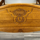 Bed Vintage French Louis XVI Oak Double Bed Frame Carved Headboard LOT 3667