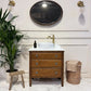 Traditional Bathroom Wooden Vintage Vanity Unit - Alfred The Great