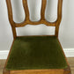 Dining Chairs Vintage French Louis Style Oak Set of 4 Upholstered Seats LOT 6347