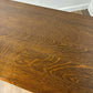 Reproduction Oak Lowboy Console Table