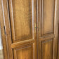 Wardrobe Vintage French Style Oak Four Door Carved Armoire LOT 4978