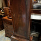 Georgian Mahogany Longcase Clock, Silvered Dial. 8 Day