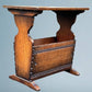 Oak Magazine Rack / Oak End Table Titchmarsh Goodwin
