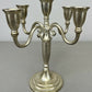 Pair of Candelabras Vintage French Style Metal Five Arm Candle Holders LOT 6485