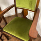 Pair of Edwardian Mahogany Upholstered Armchairs