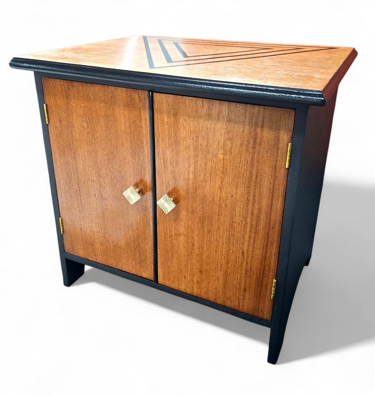Mid Century Record Storage Cabinet