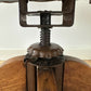 Antique Oak Captain's Swivel Chair, Edwardian Vintage Office Desk Chair, Period Revolving Chair, Victorian Study Seat, Home Office Furniture