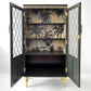 Luxury vintage display cabinet with touch of gold