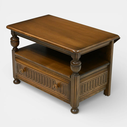 Ercol Corner TV Stand Video Cabinet Golden Dawn Corner Flap FREE UK Delivery*. SBR11073/2210E