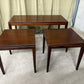 Vintage Mid Century Teak Nest Of Side Tables Scandi Danish Style Retro R1019