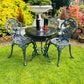 Cast Iron and Marble Garden Furniture Patio Set