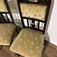 Set Of Four Edwardian High Back Dining Chairs