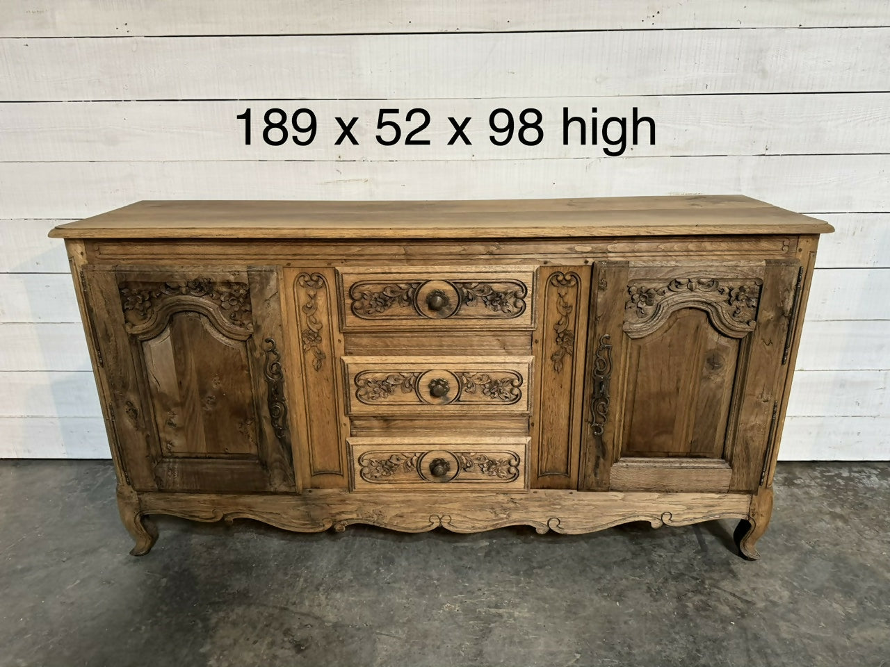 Attractive Antique French Oak Enfilade
