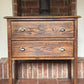 Vintage Oak Bedside Table Chest of Drawers Lowboy