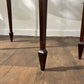 Reproduction Serpentine Front Two-Drawer Demi-Lune Side Table