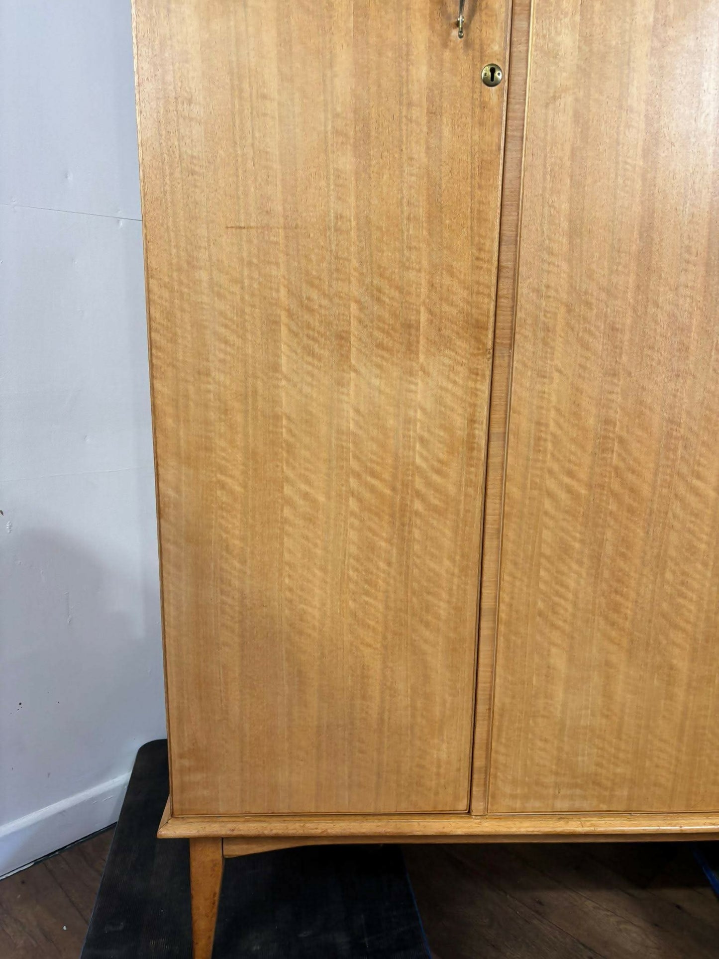 Mid Century Walnut Triple Wardrobe by Alfred Cox for Heals