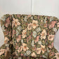 Vintage Reupholstered Floral Wingback Fireside Armchair